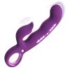 Thrusting Rabbit Vibrator Adult Sex Toys, 3 in 1 G Spot Vibrator Women Sex Toys - 7 Thrusting & 7 Vibrating Modes, 8.3 Inch Thrusting Dildo Rabbit Adult Toys Vibrater for Women (Purple)