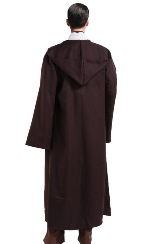 GOLDSTITCH Men & Kids Tunic Hooded Robe Cloak Knight Fancy Cool Cosplay Costume - Image 2