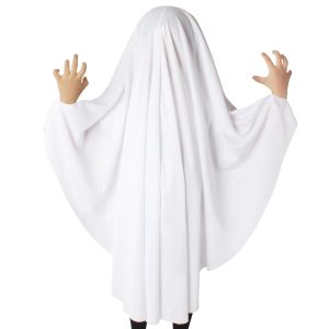 Oskiner Ghost Costume for Kids,White Ghost costumes with Pumpkin Bag, Spooky Halloween for Boys Girls Toddler
