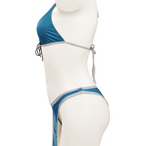 Alleyon MK Swimsuit Kitana Cosplay Anime Bathing Suit Two Piece Bikini Set for Women