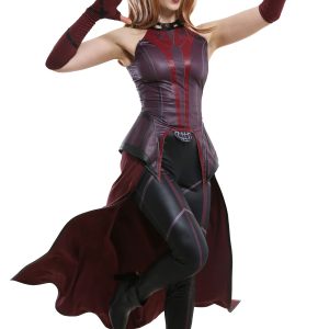 Cospaly.fm Women’s Heroine Sleeveless Coat Cosplay Costume with Outer Skirt and Long Gloves (XL)