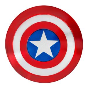 Jazwares MARVEL Boys Captain America 12" Shield, Kids Avengers Halloween Costume Accessory, Child - Officially Licensed Standard