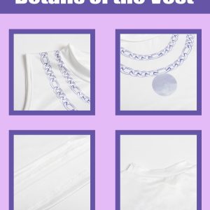 ACLGCSU Singer Costume for Girls, POP Group Costume for Kids, Halloween Stage Star Cosplay Dress Up