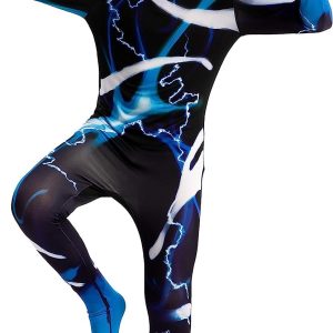 Spooktacular Creations Boys Scary Halloween Costume for Kids, Slenderman Skin Bodysuit, Skinsuit Boys Girls