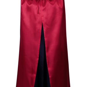 VGLOOK Unisex Christmas Halloween Witch Party Reversible Hooded Adult Vampires Cape Cloak (black/red)