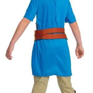 Link Costume for Kids, Official Zelda Breath of The Wild Costume, Classic Child Size Small (4-6) Multicolored