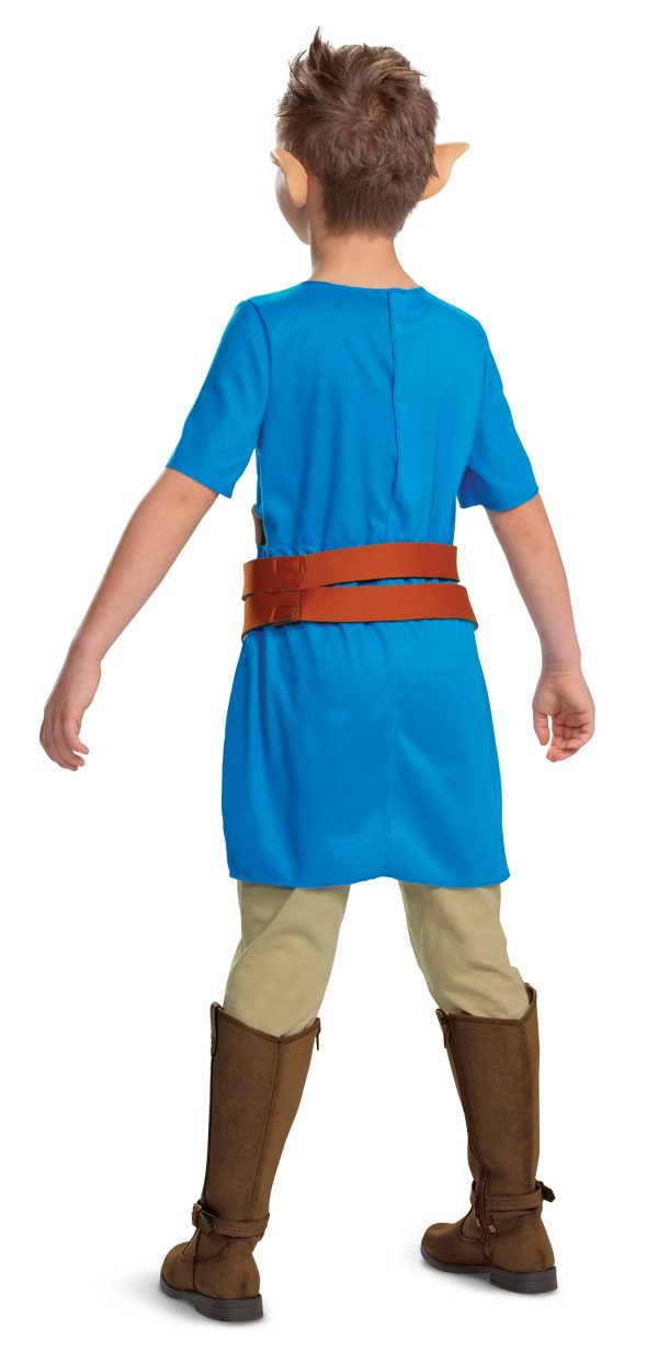 Link Costume for Kids, Official Zelda Breath of The Wild Costume, Classic Child Size Small (4-6) Multicolored - Image 4