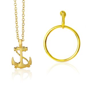 Beelittle Captain Pirate Costume Accessories Set Red Headband Pirate Skull Eye Patch Gold Earrring Necklace (Red 1)