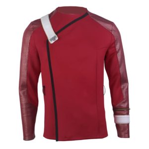 aiweran Star Series Wrath of Khan Costume Starfleet Full Set Adult Halloween Cosplay Uniform (Red, X-Large)
