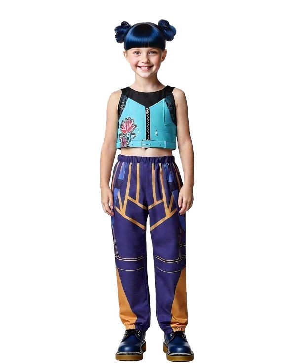ACLGCSU Costume for Kids, Pop Singer Group Costume for girl, Star Stage Cosplay Party Halloween for 3-10 Years Dress Up