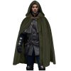 L'VOW Medieval Hooded Cape Renaissance Velvet Cloak Vintage Capelet Sorcerer Halloween Costume(Dark Green)