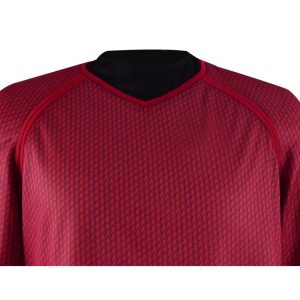Adult Star Series Kirk/Scotty/Spock Costume Men's Spaceship Captain Officer Kirk/Scotty/Spock Cosplay Uniform Shirt (Red, X-Large)