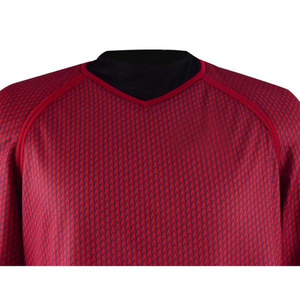 Adult Star Series Kirk/Scotty/Spock Costume Men's Spaceship Captain Officer Kirk/Scotty/Spock Cosplay Uniform Shirt (Red, X-Large) - Image 5