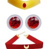 4Pcs Moon Hair Clips Accessories Headband Headwear set