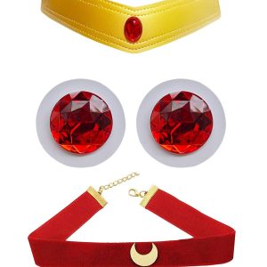 4Pcs Moon Hair Clips Accessories Headband Headwear set