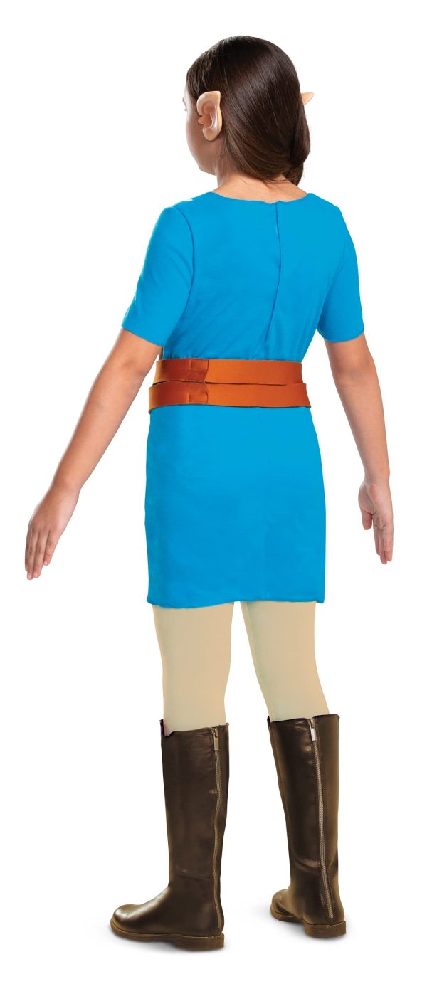 Link Costume for Kids, Official Zelda Breath of The Wild Costume, Classic Child Size Small (4-6) Multicolored - Image 3