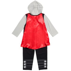 Marvel Avengers Thor Toddler Boys Zip Up Cosplay Coverall and Cape 4T