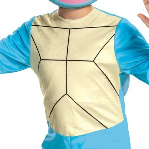Pokemon Kids Squirtle Costume, Children's Classic Character Outfit