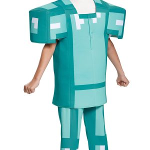 Armor Deluxe Minecraft Costume, Blue, Small (4-6)