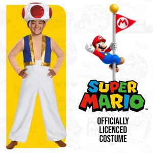 Toad Deluxe Costume, Medium (7-8)