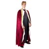 Kangaroo Red Velvet King Robe For Men - Kings Cape Costume Royal Outfit - Prince, Kings and Queen Costumes for Adults - Halloween Costume Cosplay Dressup Apparel