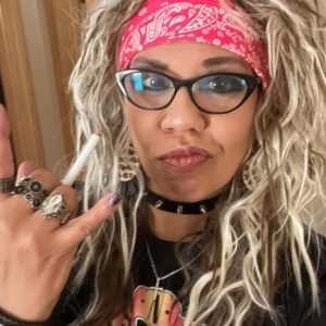 ALLAURA 70s 80s Rocker Wigs + Tattoos Costume Set Glam Hairband Rockstar Mullet Wig + Tattoo Sleeves Heavy Metal Wigs Metal HairWig | Rock Star Wig for Men — Rock Star Costumes for Men's