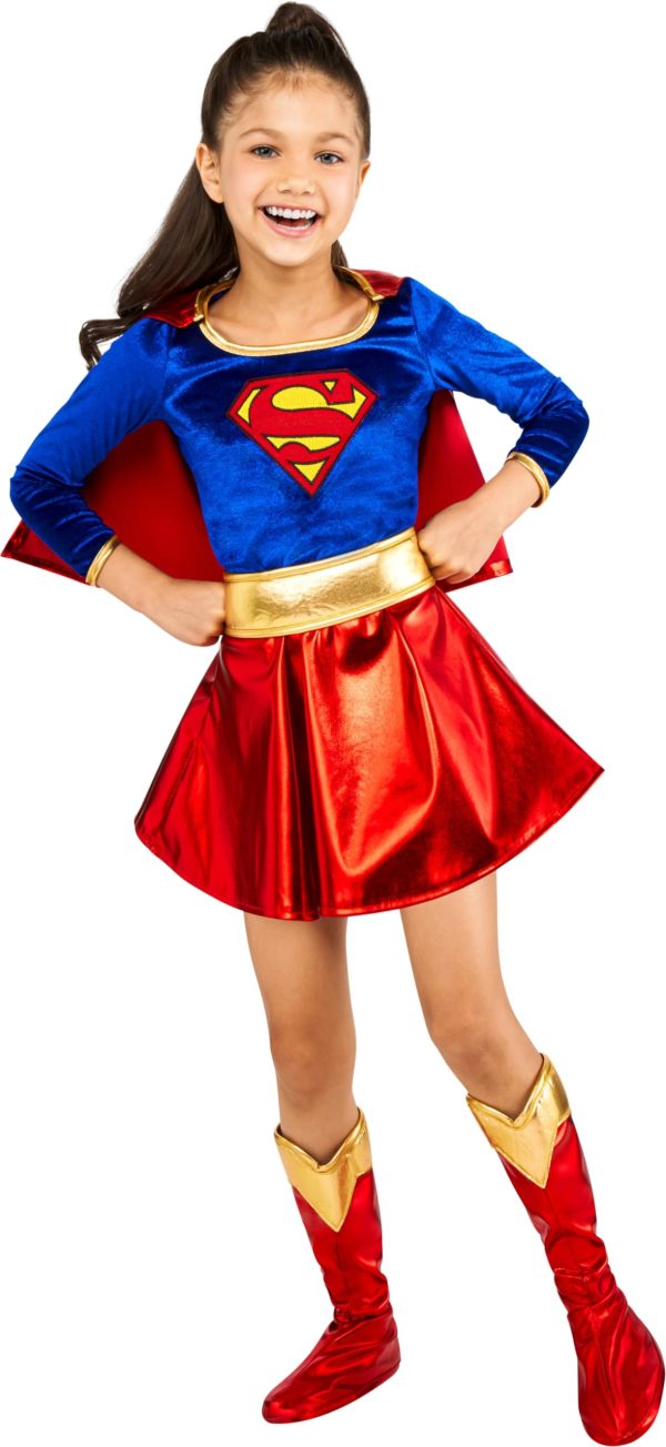 Rubies DC Comics Superheroes: Supergirl Costume Dress for Kids, Girl's Medium