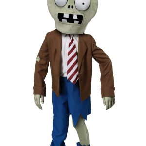 Boys Plants Vs Zombies Zombie Halloween Costume | Kids Video Game Character Zombie Outfit for a Spooky, Playful Look Medium