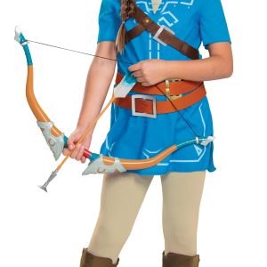 Link Costume for Kids, Official Zelda Breath of The Wild Costume, Classic Child Size Small (4-6) Multicolored