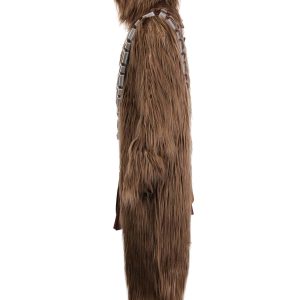 Adult Star Wars Chewbacca Premium Costume | Wookiee Jumpsuit, Padded Mask, Gloves and Bandolier Satchel X-Large