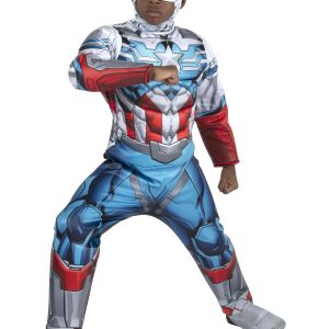 Jazwares MARVEL Boys Avengers Captain America Falcon Costume, Kids Superhero Halloween Costume, Child - Officially Licensed Small