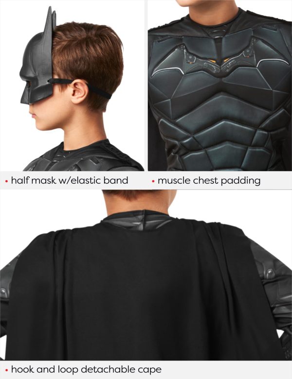 Rubies The Batman: Batman Costume for Kids, Boy's Medium - Image 7