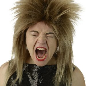 City Costume Wigs 80s Rocker Wig | Tina 70's, Mixed Brown Blonde Bowie Labyrinth Wig