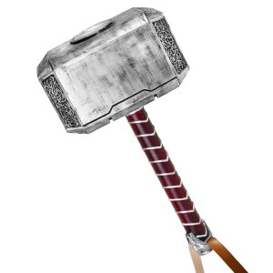 LoGest Halloween Hammer Cosplay - Small and Large Available Lightweight PU Foam Hammer - Perfect Replica with Textured Detailing - Ideal Costume Prop for Dress-up Great Gift for Birthday (Small)