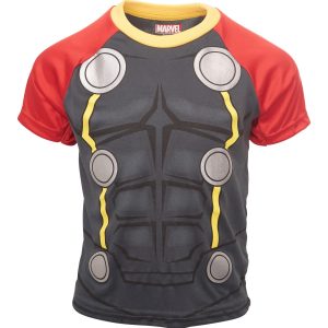 Marvel Avengers Thor Boys' T-Shirt & Shorts Clothing Set (Black 8)