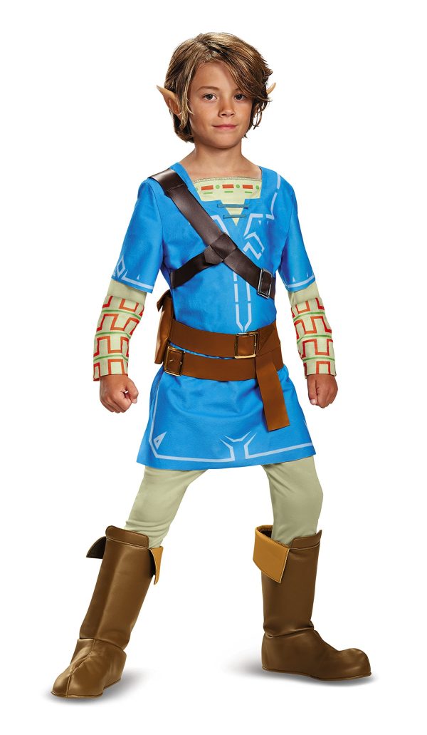 Link Breath Of The Wild Deluxe Costume, Blue, Medium (7-8) - Image 4