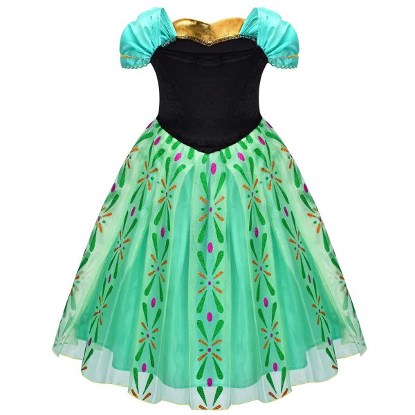 Avady Princess Costumes for Girls Birthday Party Halloween Cosplay Christmas Dress Up - Image 4