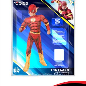 DC Comics Superheroes: The Flash Costume for Kids by Rubies, Boy's Small