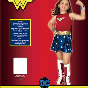 DC Comics: Wonder Woman Costume for Kids by Rubies, Girl's Medium