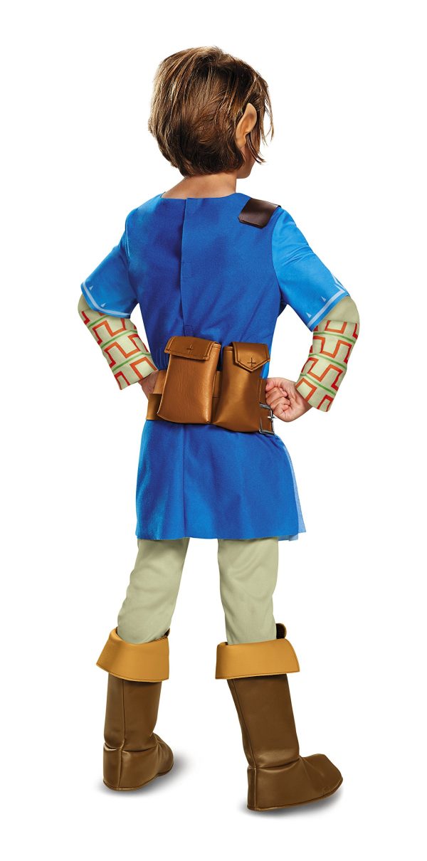 Link Breath Of The Wild Deluxe Costume, Blue, Medium (7-8) - Image 3