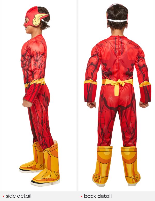 DC Comics Superheroes: The Flash Costume for Kids by Rubies, Boy's Small - Image 8