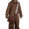 Adult Star Wars Chewbacca Premium Costume | Wookiee Jumpsuit, Padded Mask, Gloves and Bandolier Satchel X-Large
