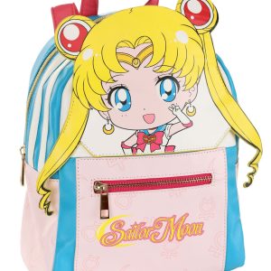 FUN.COM Sailor Moon Backpack | Cartoon Anime Casual Backpack for Adults | Sailor Moon Gifts & Collectibles | Anime Bags Standard