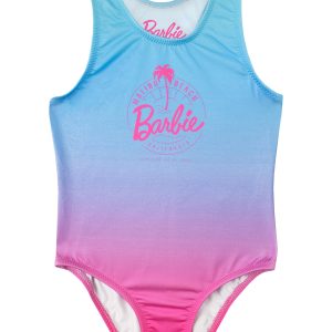 Barbie Swimming Costume | Girls Swimsuit One Piece | 6 | Official Merchandise Multicolor
