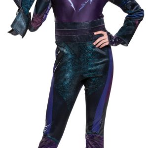 Disguise Descendants 3 Mal Costume, Officially Licensed Descendants 3 Costume for Girls, Medium (7-8)