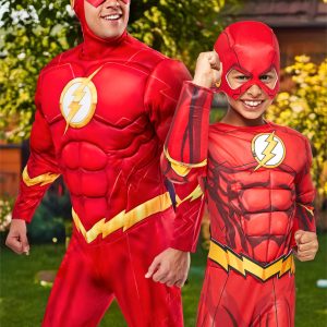 DC Comics Superheroes: The Flash Costume for Kids by Rubies, Boy's Small