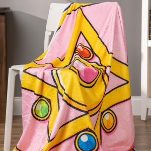 Fun Costumes Sailor Moon Crystal Star Compact Fleece Blanket Print Image of Iconic Crystal Star Compact, 54" Diameter