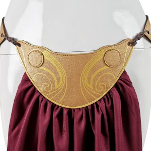 Adult Princess Leia Slave Cosplay Costume Bikini Carnival Outfit Dress Gold Bra Skirt Halloween Costume for Women (Gold, X-Small)